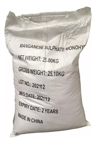 Fertilizante  Sulfato De Manganeso X 25 Kgs Cs*-