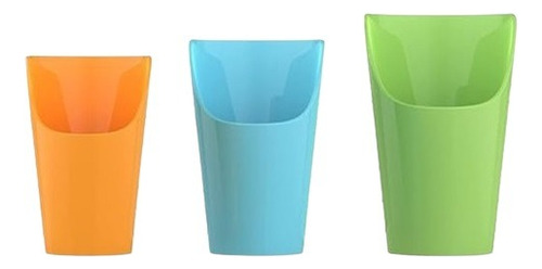 Vaso Con Escotadura Para Disfagia  Set De 3 Unds Multicolor