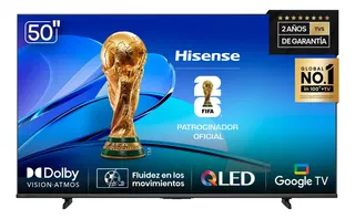 Smart TV Hisense Qled 50'' UHD 4K Google Tv 50Q6N