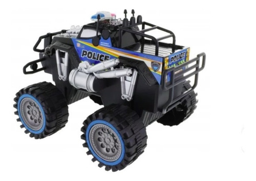 Camioneta Grande De Policía A Fricción 25cm. Burbuja