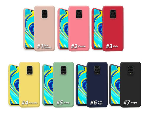 Protector Funda Silicona Para Xiaomi Redmi Note 9s / 9 Pro