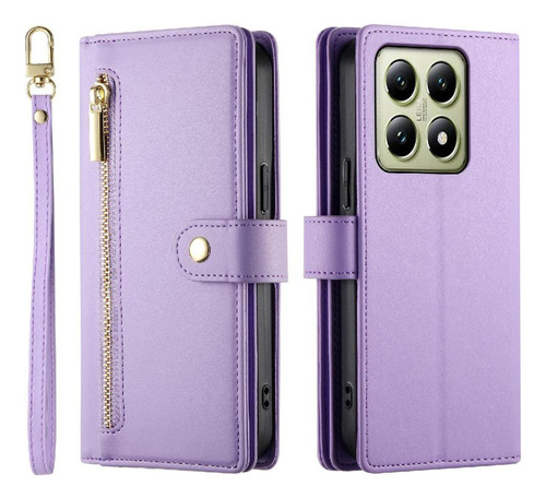 Funda Abatible Para Xiaomi 14t 5g Cartera Compartimento De