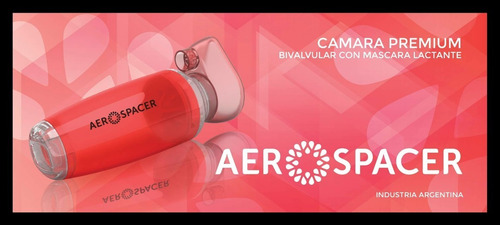 Aerocamara Aerospacer Lactante Tipo Aerochamber - Roja