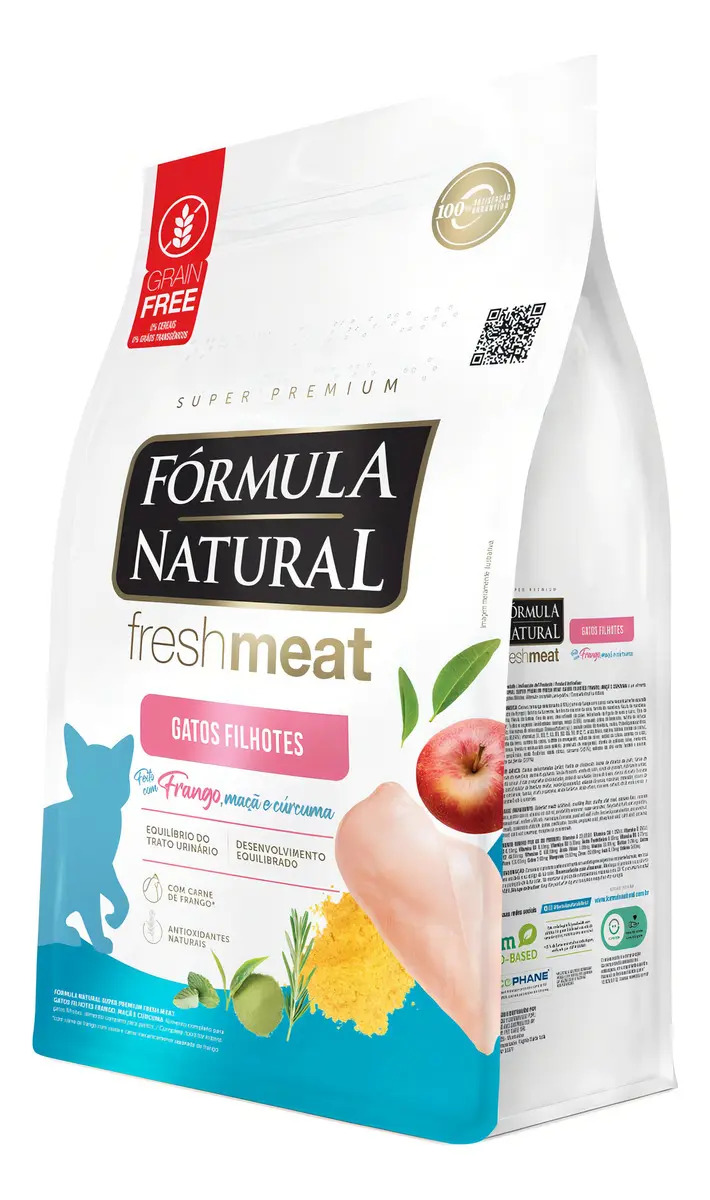 Ração Fórmula Natural Fresh Meat Gatos Filhotes Frango 1kg