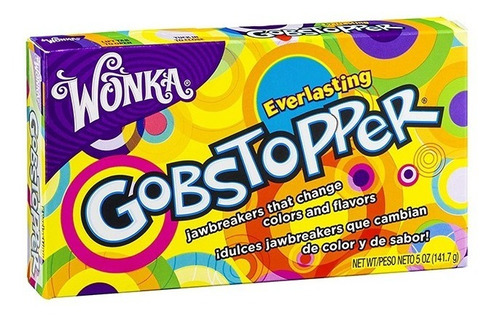 Wonka Gobstopper Dulce Importado Sab/frutas Box Theatre 141g