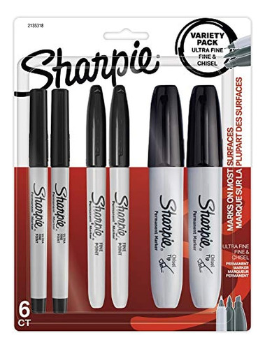 Paquete Variado De Marcadores Permanentes Sharpie, Con Marca