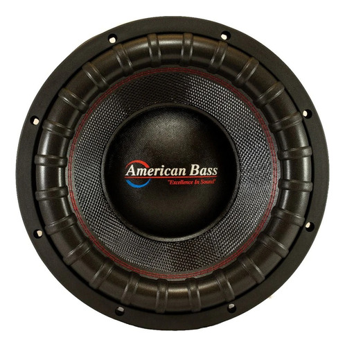 Bajo American Bass 15  10000w Cono De Fibra De Carbono 