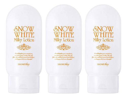 3 Snow White Milky Lotion 120g - Secret Key