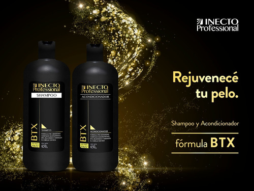 Shampoo Inecto Profesional Efecto Botox Bo - Tox X 650ml