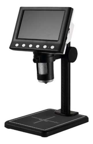 Microscópio Eletrônico Digital Bancada Tela Lcd Hd 1000x Top Cor Preto 2072 127/220v