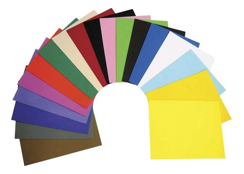 Foamy Tamaño Carta Colores Surtidos Paquete Con 24 Piezas