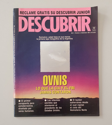 Revista Descubrir Año 1 Número 3 Septiembre 1991