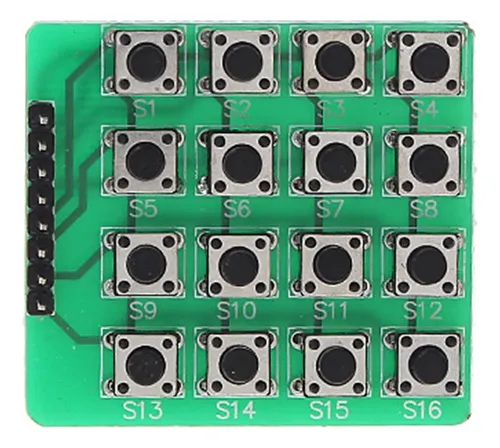 Teclado Botonera 16 Matrix 4x4 Mcu Modulo Para Arduino