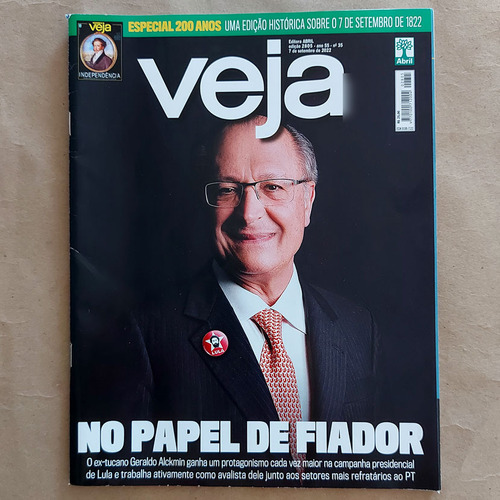Revista Veja 2805 7/9/2022 Vice Presidente Geraldo Alckmin
