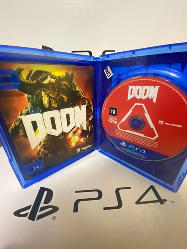 Doom Ps4 Midia Fisica - Seminovo - Em Português (2016)