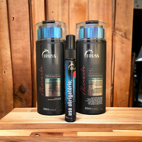 Miracle Shampoo Condicion 300ml + Uso Obrigatório 30ml Truss