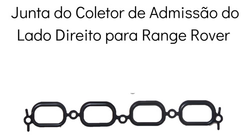 Junta Coletor Admissão Ld Dir Range Rover Sport E Velar 5.0