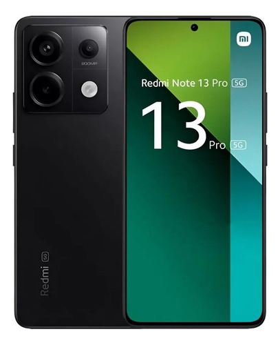Xiaomi Redmi Note 13 Pro 5g 512/12gb Ram Global Lançamento Preto