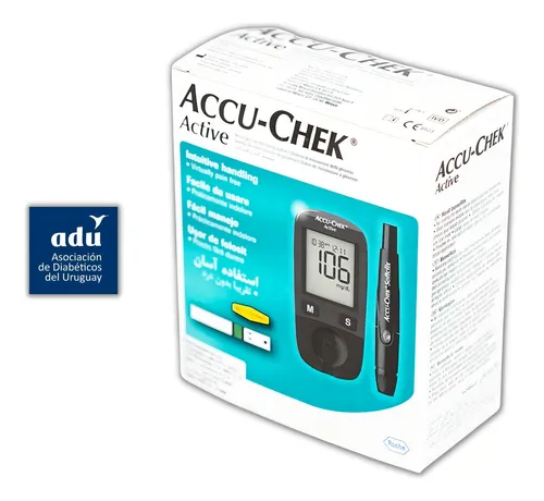Glucómetro Accu-Chek Active negro