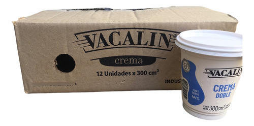 Pack 12 Unid Crema Doble Vacalín X 300 Cm3 Cont Graso 44%
