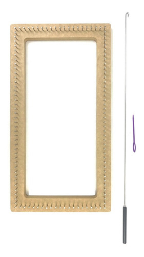 Tear Retangular De Prego Com 40 X 20 Cm  Brinde Agulha