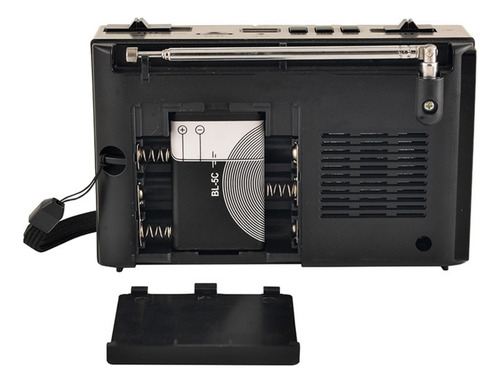 Plug-in Fm/am/sw Manual De Rádio Retrô De Banda Múltipla
