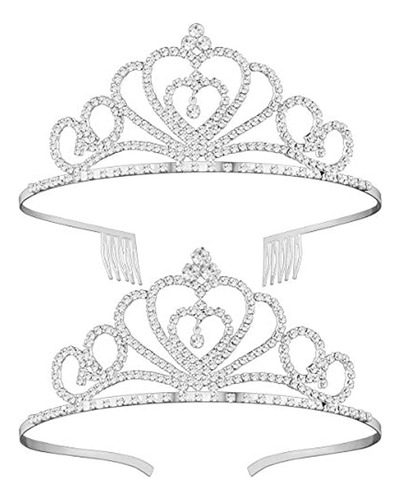 Tiara De Cristal Con Pedrería