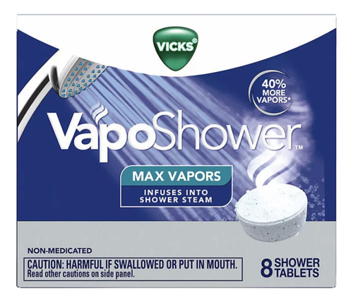 Vicks Vaposhower Max Vapors - 8 Tabletas