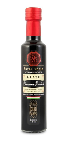 Imagen 2 de 8 de Aceto Balsámico Glazé Domenico Ranieri Botella 250 Ml X 3 U