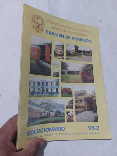 Libro Examen De Admisión Uni 95-2 Ocad (Usado)