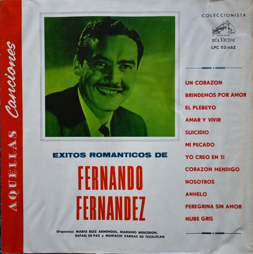 Aquellas Canciones Éxitos Románticos De Fernando Fernández 