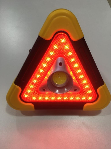 Triangulo Baliza Led 10w Auto Linterna Seguridad Emergencia