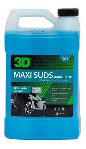 3d Maxi Suds Shampoo Con Ph Neutro Galon