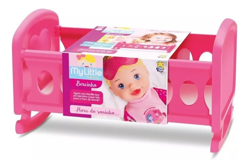 Brinquedo Berço De Boneca Balanço Bebê Reborn Ninar Meninas