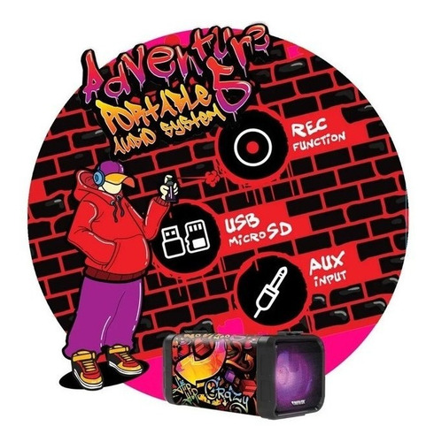 Imagen 2 de 10 de Parlante Portatil Bluetooth Novik Karaoke Mic