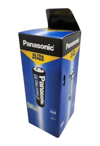 Pila Aaa Panasonic Carbon Zinc Ultra Hyper Tubo X 40 Unidad