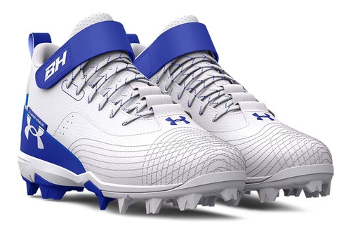 Spikes Beisbol Softbol Under Armour Harper 7 Mid Rm Azul