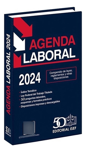 Agenda Laboral 2024, De Ediciones Fiscales. Editorial Isef, Tapa Blanda En Español, 2015