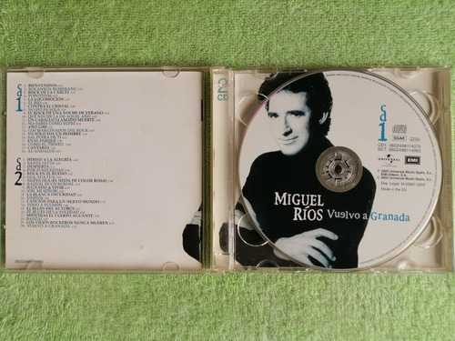 Eam Cd Doble Miguel Rios 40 Exitos Vuelvo A Granada 2003 Emi
