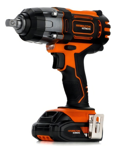 Llave Pistola De Impacto Encastre 1/2 20v Hamilton 400 Nm Color Negro Hamilton ULT113