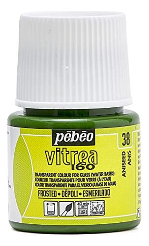 Pebeo Vitrea160 Pintura Para Vidrio Brillant 45ml Anis