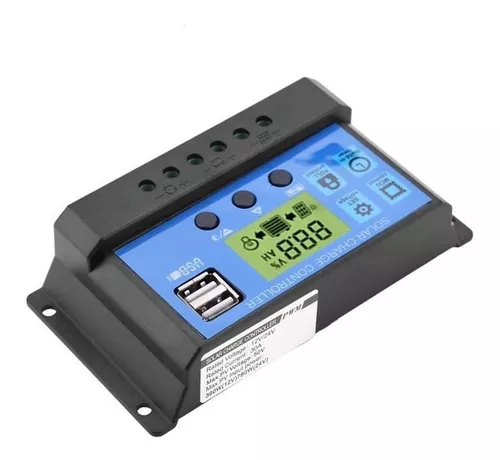 Controlador Regulador Carga Panel Solar Digital 12v 24v 30a — Te lo tenemos  Chile