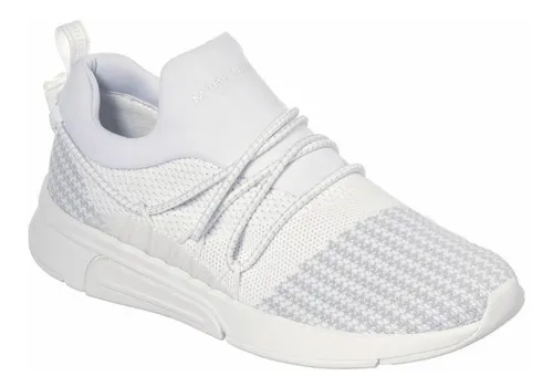 Tenis Skechers Modern Jogger Blanco Mujer 68777 wht