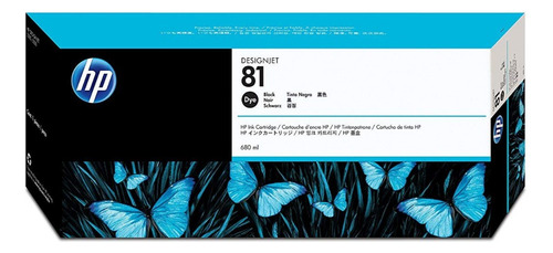 Cartucho De Tinta Hp Hp 81 Color Negro De 680 Ml
