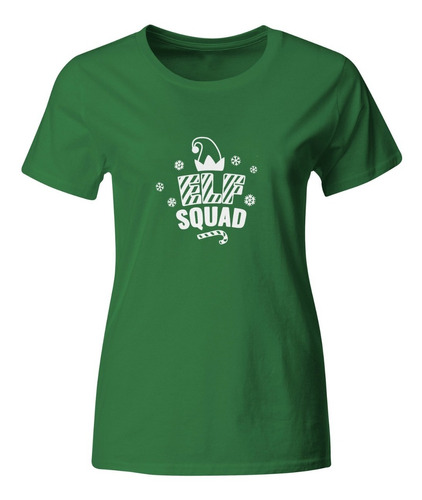 Playera Color Tm109. Navideña Elf Squad