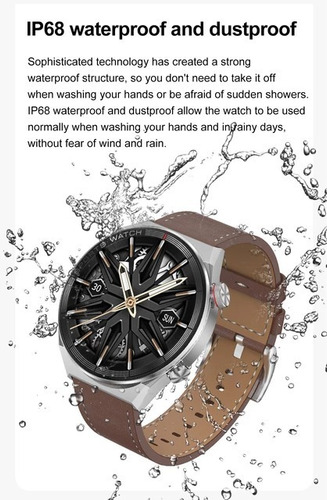 Smartwatch Dt3 Plus, Nfc, Sensores Médicos ,modos De Deporte