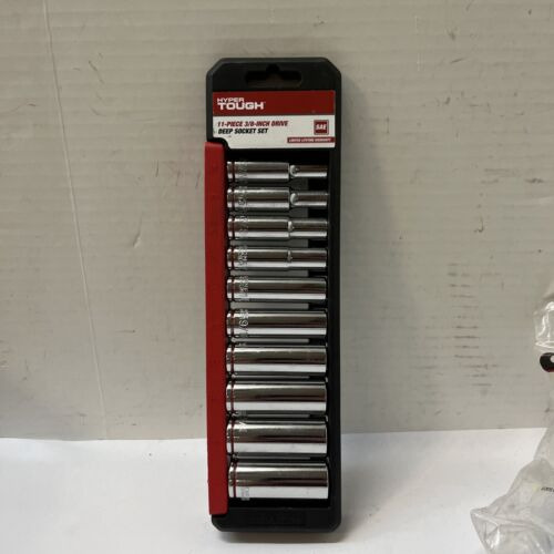 Hyper Tough 11-piece, 3/8-inch Drive Deep Standard Sae S Ccm