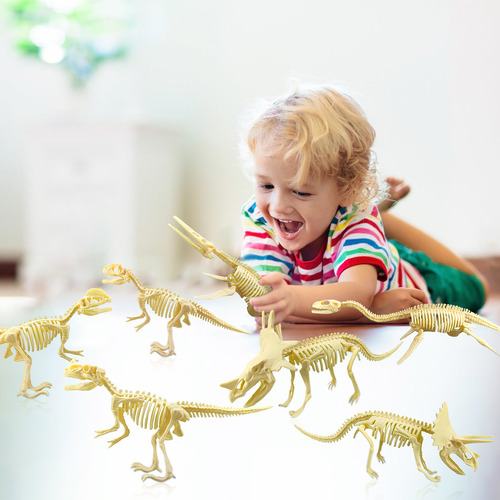 Esqueleto De Dinosaurio Para Niños T Diy Dinosaur Building S