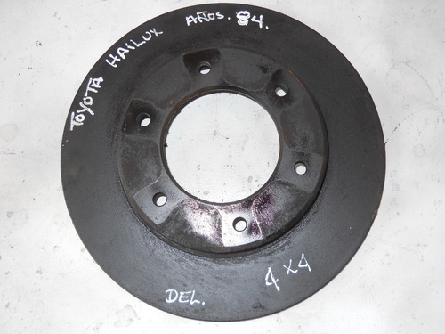 Imagen 3 de 3 de Vendo Disco Delantero De Freno De Toyota Hi Lux Año 1984