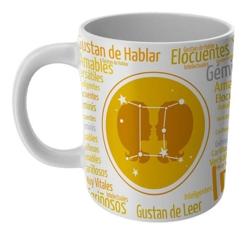 Taza Geminis Zodiaco Productos Signos Zodiacales